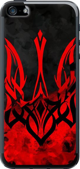 Чехол на iPhone 5 Герб Украины v2 "5312u-18-17620"