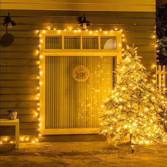 Світлодіодна гірлянда 30 м, 600 LED, від USB, Тепле світло, XPRO (23457644103_433) | Зображення 6