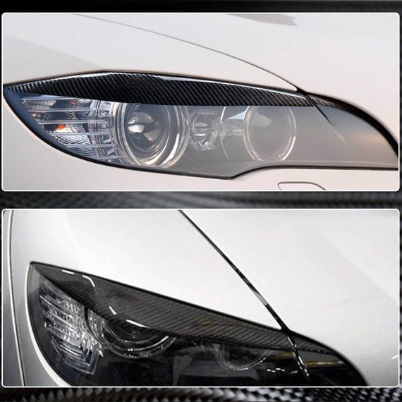 Вії на фари Карбон для BMW X6 E-71 2008-2014 рр | Зображення 3