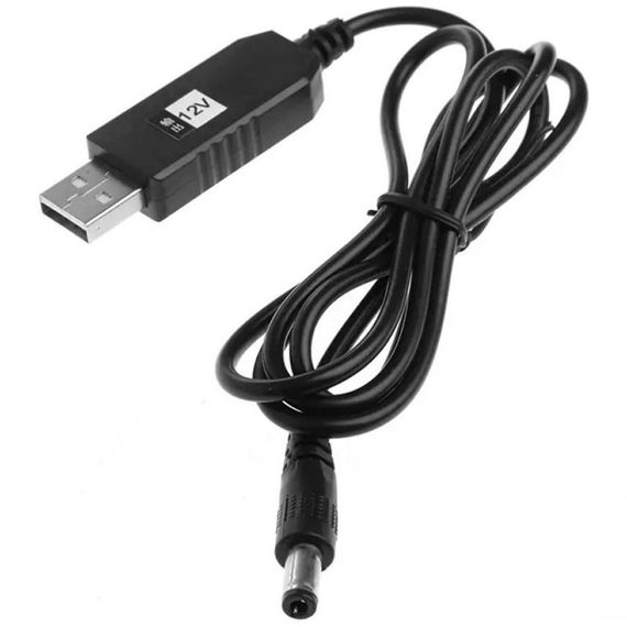 Кабель живлення для роутера/модема USB-DC 12V GEN 2 (з перетворювачем) | Зображення 1
