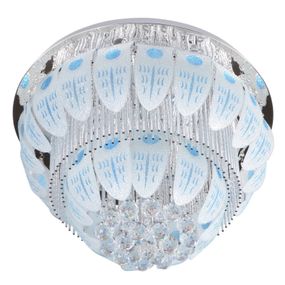Люстра потолочная хрустальная с пультом LED E14 40W WH (BCL-640C/6)