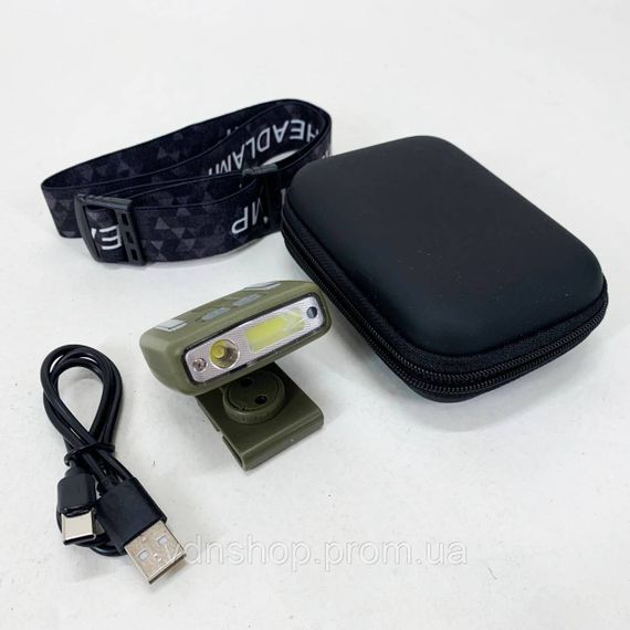 Ліхтарик діодний налобний Police W6129, Ліхтарик на голову для роботи, Налобний ліхтар на голову QX-61 | Зображення 4