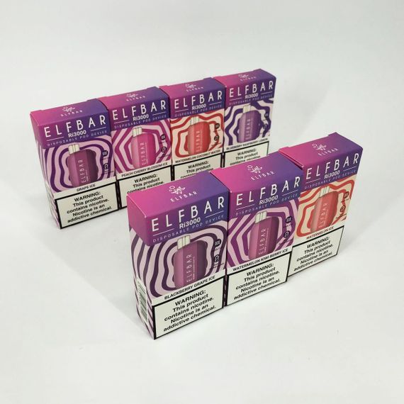 Elf Bar RI3000 5%. Чорниця Апельсин (Blueberry Orange) | Зображення 7