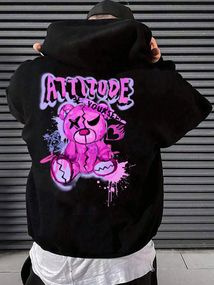 Худі з ДТФ на Флісі (оверсайз)