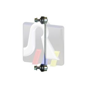 Стойка стабилизатора переднего Opel Omega 86- (L=224.5 mm), RTS, 97-00383,