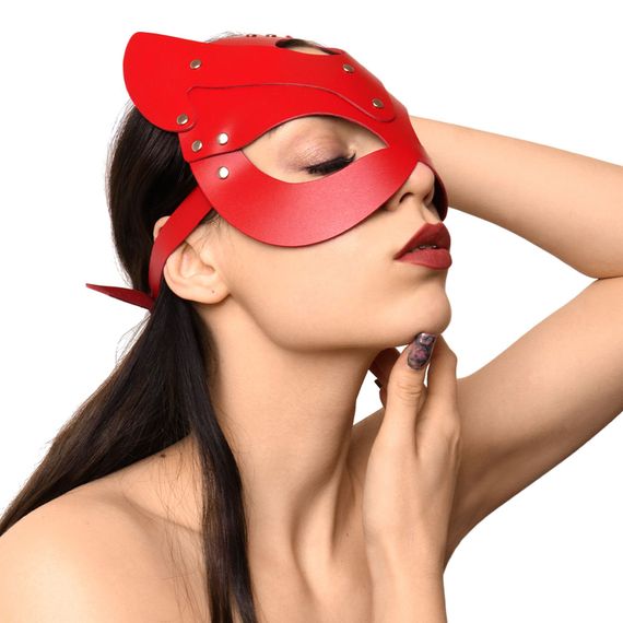 Маска Кішечки Art of Sex - Cat Mask, Червоний | Зображення 1