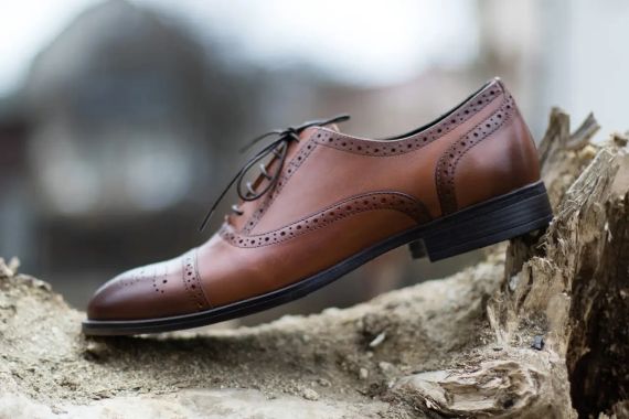 Шикарні броги рудого кольору 43 розмір | Зображення 2