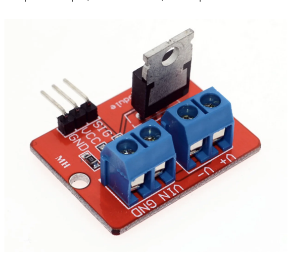IRF520 модуль MOSFET с полевым транзистором (силовой ключ) | Зображення 1