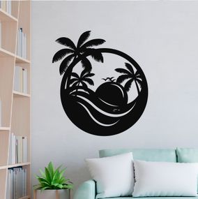 Панно декоративне картина на стіну Морський пейзаж 410х450 acr-p000054