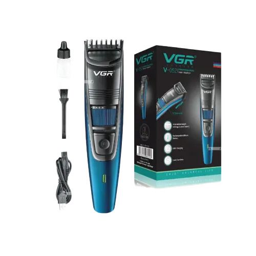 Машинка триммер акумуляторна з насадками VGR USB 5W Blue VGR-052 (40952-VGR-052_231) | Зображення 2