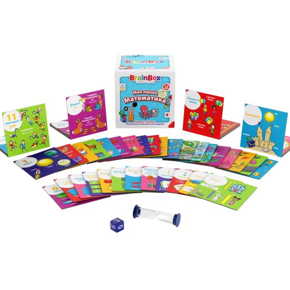 Настільна гра BrainBox. Пізнавальна гра. Моя перша Математика | Зображення 2