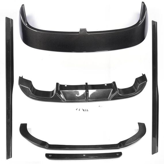 Комплект обвісів Carbon FullSet (для R/R-line HB 2012-2017, Карбон) для Volkswagen Golf 7/E-Golf рр