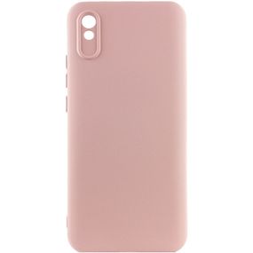 Чохол Silicone Cover Lakshmi Full Camera (AAA) для Xiaomi Redmi 9A Рожевий / Pink Sand
