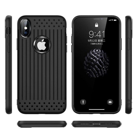 Чохол накладка Primo Shell TPU для Apple iPhone X / iPhone XS - Black | Зображення 2