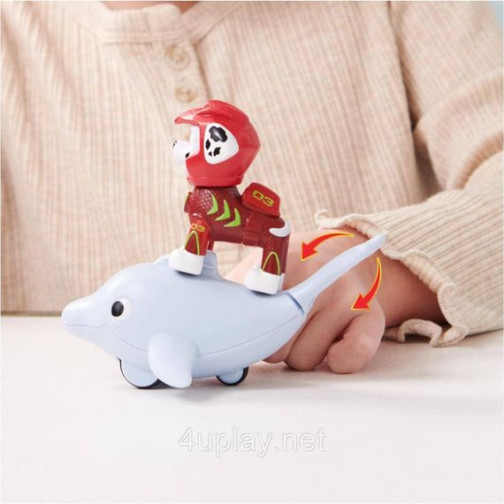 Щенячий Патруль Аква щенята Дельфін і фігурка Маршала Paw Patrol Aqua Pups Marshall and Dolphin Оригінал | Зображення 3