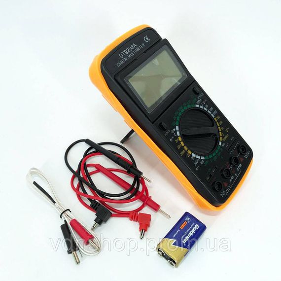 Качественный цифровой мультиметр Digital DT-9208A, Мультиметр для диагностики электропроводки ZB-98 | Зображення 8