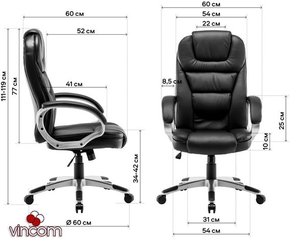 Кресло офисное GT Racer Classic X-2852 Black Кресло GT Racer Classic X-2852 Black | Зображення 8