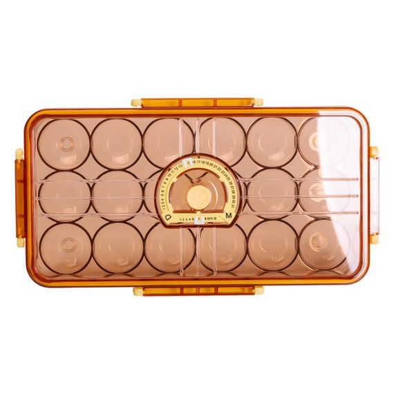 Лоток для яиц пластиковый на 18 ячеек 32.5х18х8 см Коричневый HP-27-1 | Зображення 6