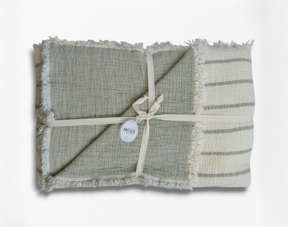 Муслиновое покрывало Moss Exclusive Muslin 230 х 250 см. Yesil | Зображення 2