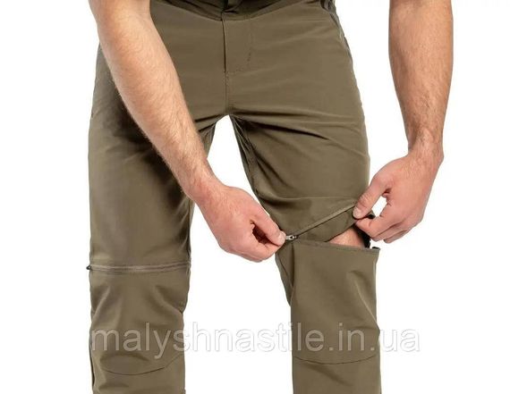 ШТАНЫ ШОРТЫ 2 В 1 ТРЕККИНГОВЫЕ MIL-TEC ZIP-OFF PERFORMANCE RANGER GREEN | Зображення 6