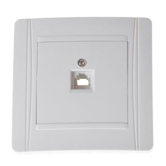 Розетка ZB-1TV wh | Зображення 1