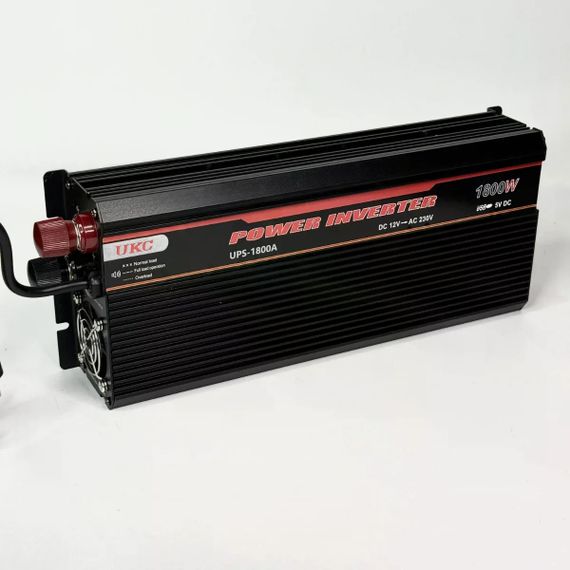Перетворювач 5 CORE UPS-1800A 1800W 12V • Інвертор 5 CORE UPS-1800A 12V-220V із зарядкою акумулятора 20A та функцією UPS | Зображення 1