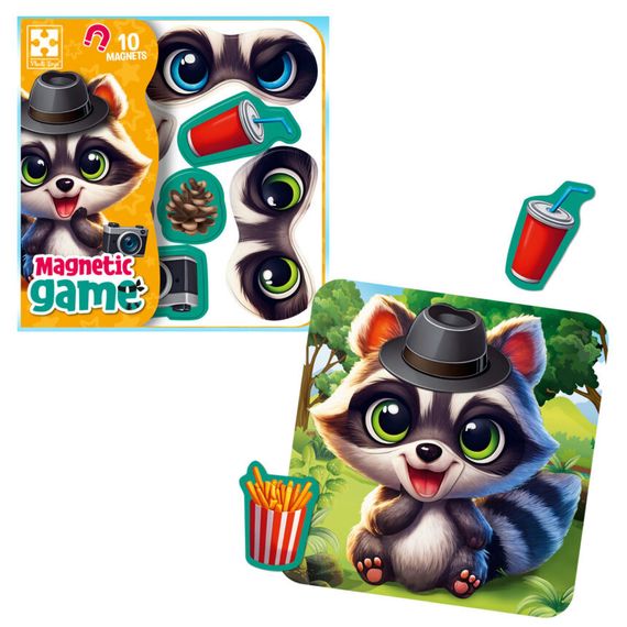 Гра розвиваюча "Емоції Єнота" VT3220-03, 10 магнітів | Зображення 1
