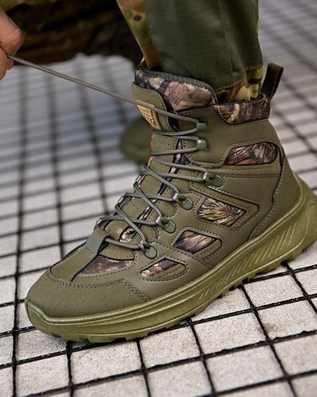 Міські мілітарі черевики DEMER олива ПП7866 | Зображення 1