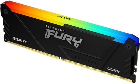 Пам&#039;ять ПК Kingston DDR4 16GB 3600 FURY Beast RGB KF436C18BB2A/16 | Зображення 1