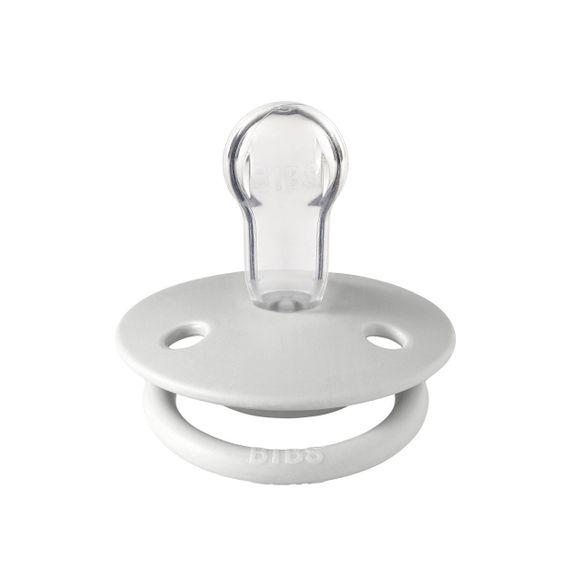 Соска пустушка BIBS De Lux Silicone (кругла) 0-36 міс – Haze