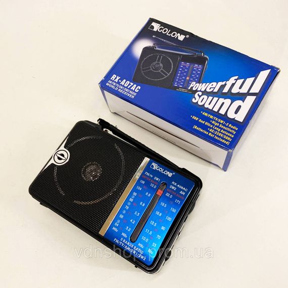 Аналоговый радиоприемник с хорошим звуком GOLON, Радиоприемник от 220 ретро AM FM YM-37 | Зображення 6