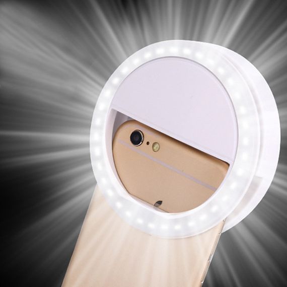 Світлодіодне кільце для селфи Primo XJ-01 Selfie підсвічування - White | Зображення 2