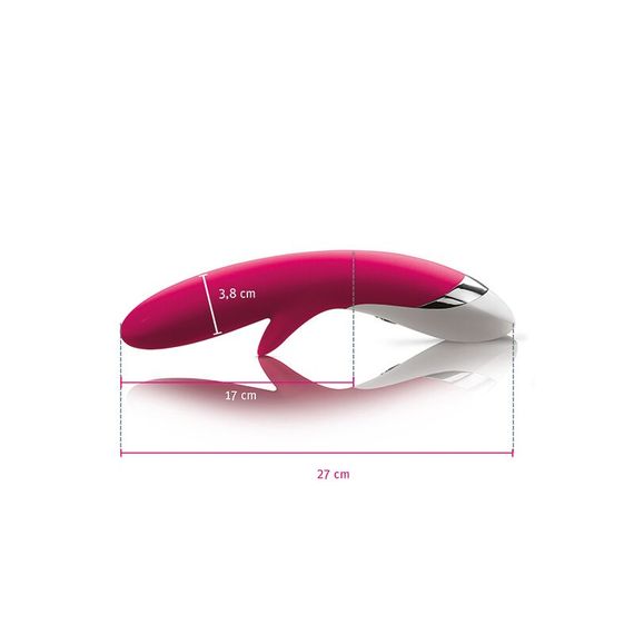 Вібратор-кролик Mystim Danny Divido Pink з глибокою вібрацією, 2 мотори | Зображення 2