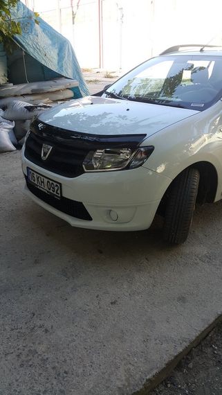 Дефлектор капоту (EuroCap) для Dacia Logan III 2013-2024 рр | Зображення 7