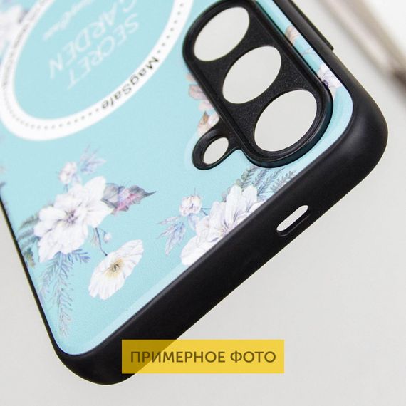 TPU+PC чохол Secret Garden with MagFit для Samsung Galaxy S23 FE Mint | Зображення 6