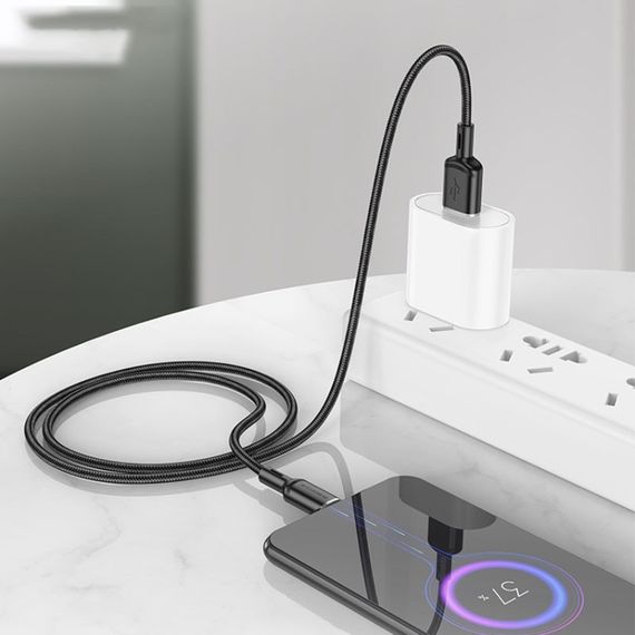 Дата кабель Borofone BX90 Cyber USB to MicroUSB (1m) | Зображення 2
