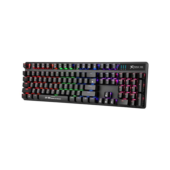 Клавіатура Xtrike ME GK-980 6 colors-LED Mechanical Red Switch USB Black (GK-980) | Зображення 1