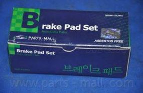 Колодка гальм. диск. SSANGYONG REXTON(Y200250) (вир-во PARTS-MALL) PARTS-MALL PKA027 на SSANGYONG KYRON
