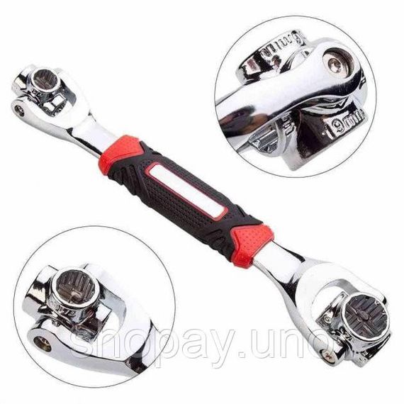 Універсальний ключ 48 в 1 Universal Tiger Wrench PRO 2428 new original Надміцний набір універсальних ключів OM-33 | Зображення 1