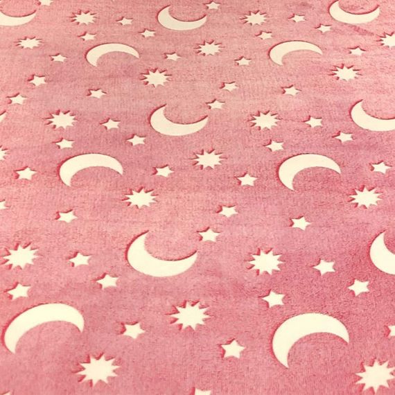 Плед, що світиться дитячий Blanket kids Magic Star 150х100 см | Плед, що світиться в темряві, FQ-556 плюшеве покривало | Зображення 3