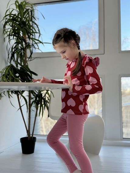 Комплект для дівчаток Носи своє 146 Червоний (p-6645-71549) | Зображення 2
