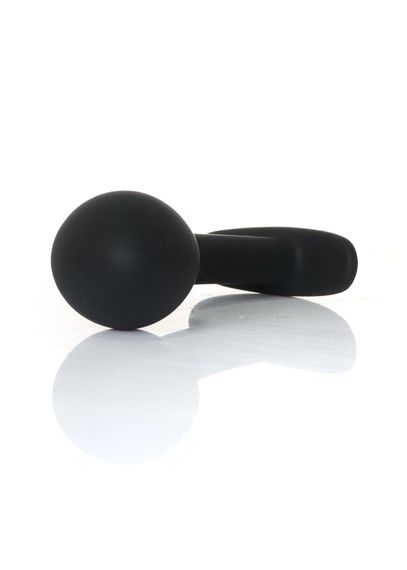 Анальна пробка - Silicone Black Curved Plug L | Зображення 2
