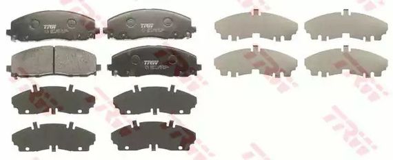 Гальмівні колодки дискові CHRYSLER/FIAT/VW Voyager/Freemont/Routan F 11, TRW (GDB1944) | Зображення 1