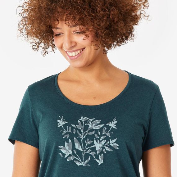 Футболка жіноча NH500 для туризму бежева - 3XL | Зображення 3