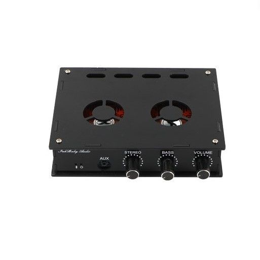Цифровой усилитель 2.1 TDA7498E высокой мощности 2*160W+220W стерео аудио модуль в корпусе Bluetooth | Зображення 2