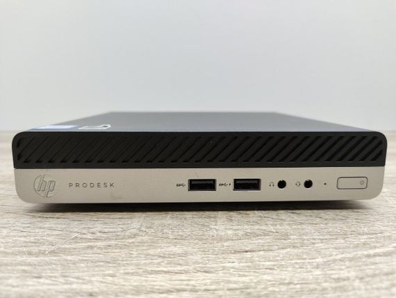 Неттоп HP ProDesk 400 G4 Desktop Mini USFF / Intel Core i3-8100T (4 ядер по 3.1 GHz) / 8 GB DDR4 / 256 GB SSD / Intel UHD Graphics 630 б/в | Зображення 1