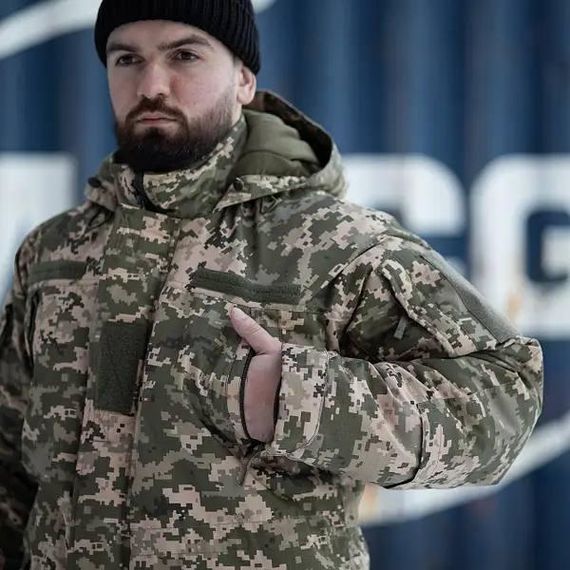 Зимова куртка-бушлат Grifon "GOVERLA" піксель | Зображення 3