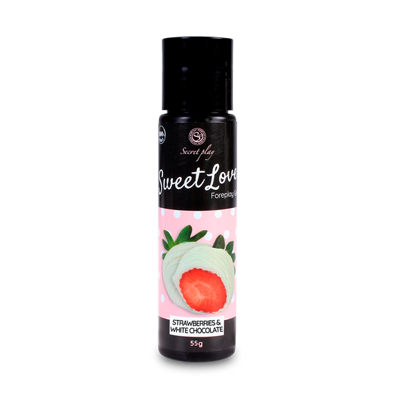 Гель для прелюдій - Secret Play Sweet Love Strawberry & White Chocolate, 60 мл Sex Aura