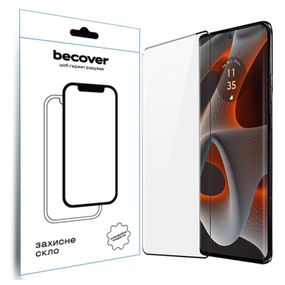 Стекло защитное BeCover Motorola Edge 50 Pro Black (712346)