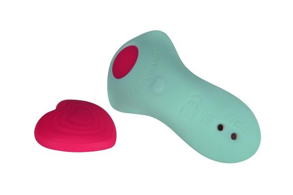 Вибратор в трусики FairyGasm HeartGem green, на магните, пульт ДУ sexstyle | Зображення 3